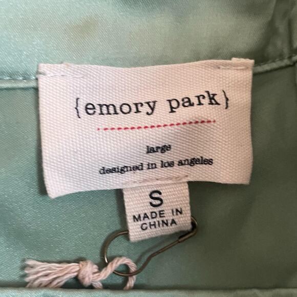 Green Silky Pants - Picture 3 of 3